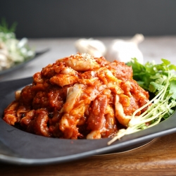 순우리닭갈비,(강원S) 순우리푸드 양념오리 불고기 오리주물럭 1 kg 3 인분